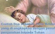 Doa Singkat Untuk Tidur Kristen